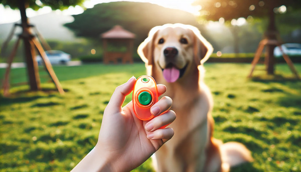 clicker training chien